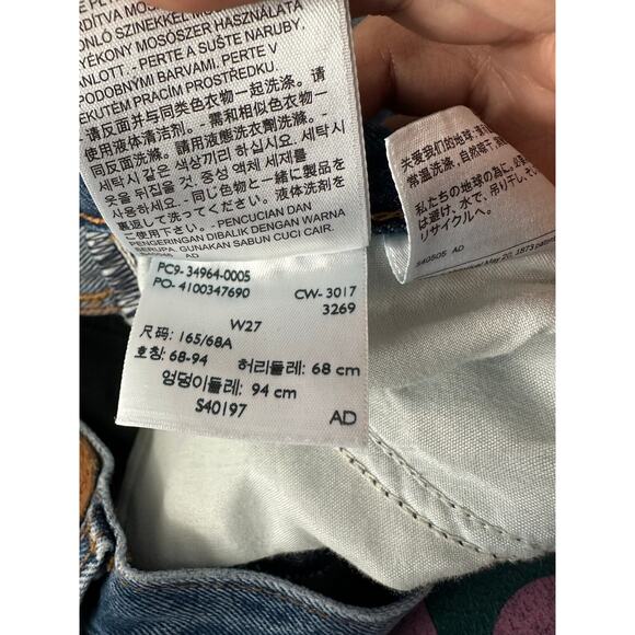 Levi's Wedgie Straight Jeans size 27 - Picture 10 of 10